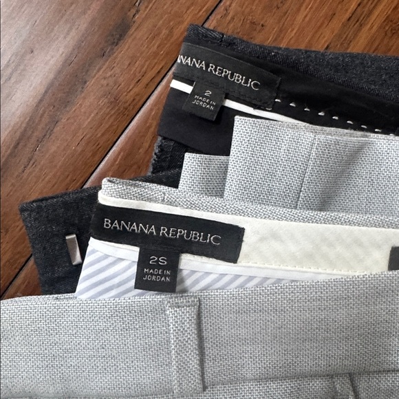 Banana Republic Black and Gray Ankle Pants - Picture 2 of 4